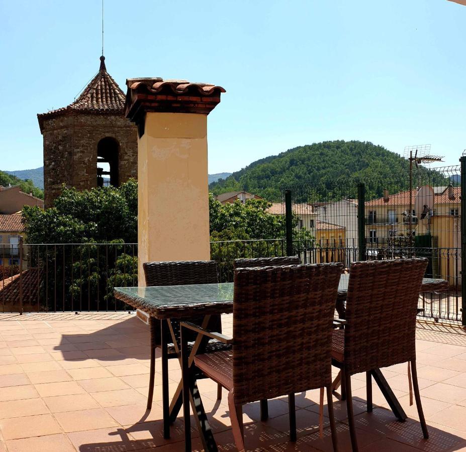 Casa Lola - Terraza Panoramica En El Centro Del Pueblo Lejlighed Sant Joan de les Abadesses Eksteriør billede